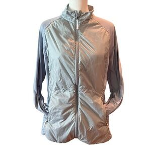 Kyodan Athletic Running Zip Up Jacket Light Blue Women’s Size XL